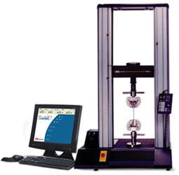 Picture of Instron tensile tester, double column